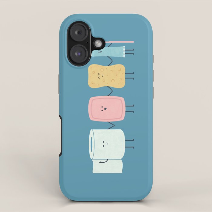 The Bathroom Gang iPhone Case Gallery Image 1