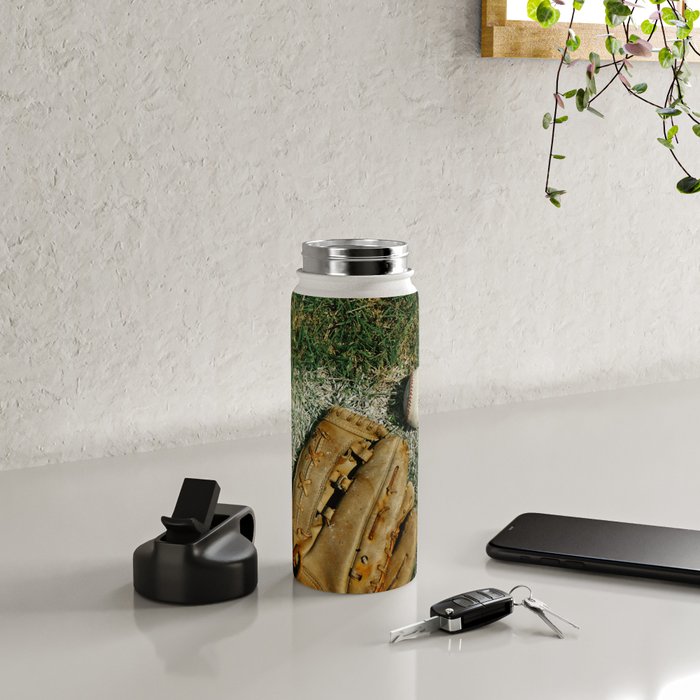 Baseball Season Equipment Water Bottle Gallery Image 4