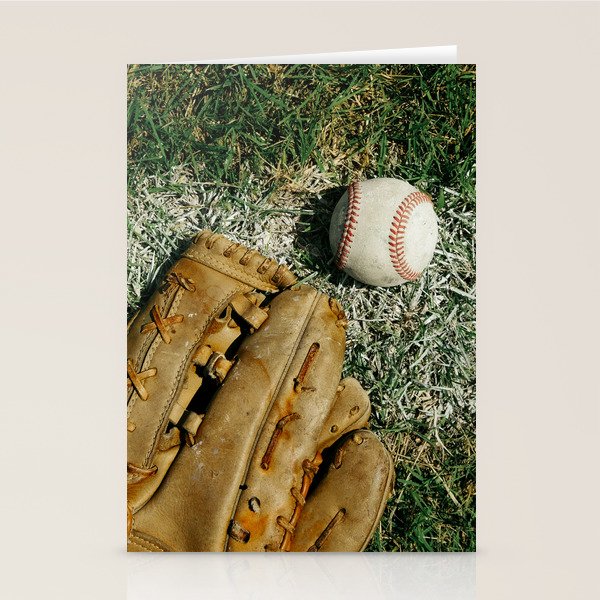 Baseball Season Equipment Stationery Card Gallery Image 2