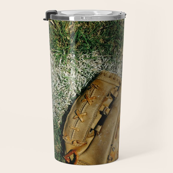 Baseball Season Equipment Travel Mug Gallery Image 3