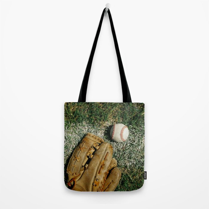 Baseball Season Equipment Tote Bag Gallery Image 2