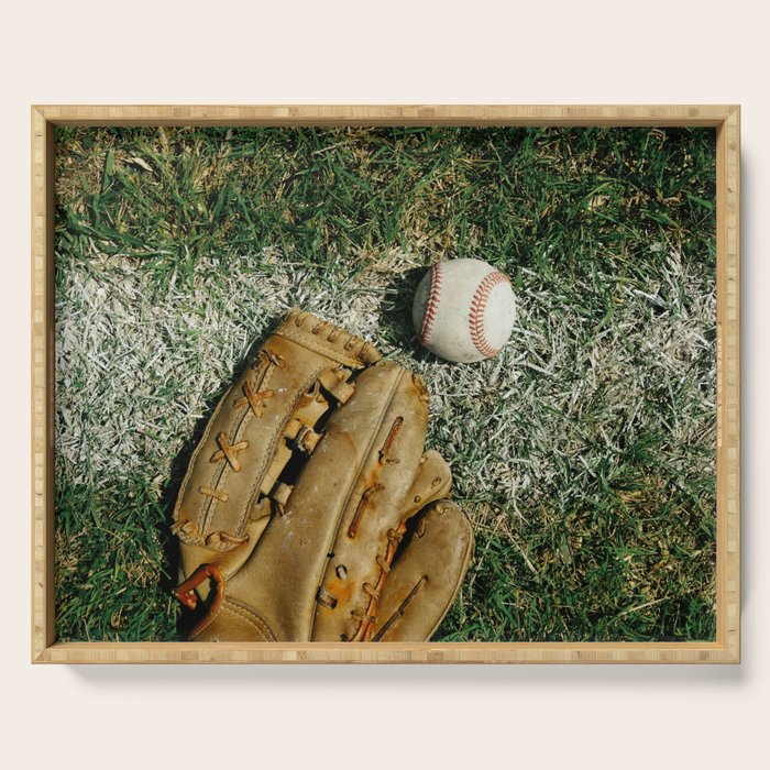 Baseball Season Equipment Serving Tray Gallery Image 1
