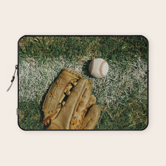 Baseball Season Equipment Laptop Sleeve Gallery Image 1