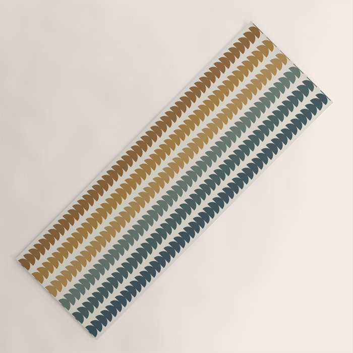 Maude Pattern XX Earthy Rustic Yoga Mat Gallery Image 1