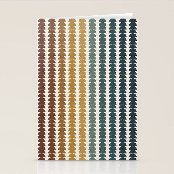 Maude Pattern XX Earthy Rustic Stationery Card Gallery Image 1