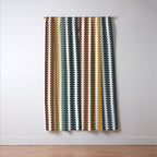 Maude Pattern XX Earthy Rustic Window Curtain Gallery Image 3