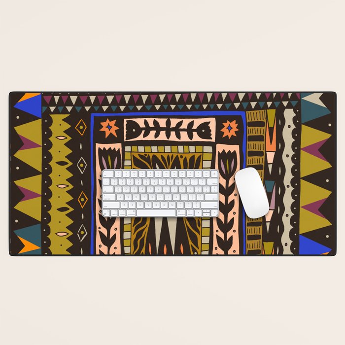 Wolf and The Rabbit Desk Mat Gallery Image 1