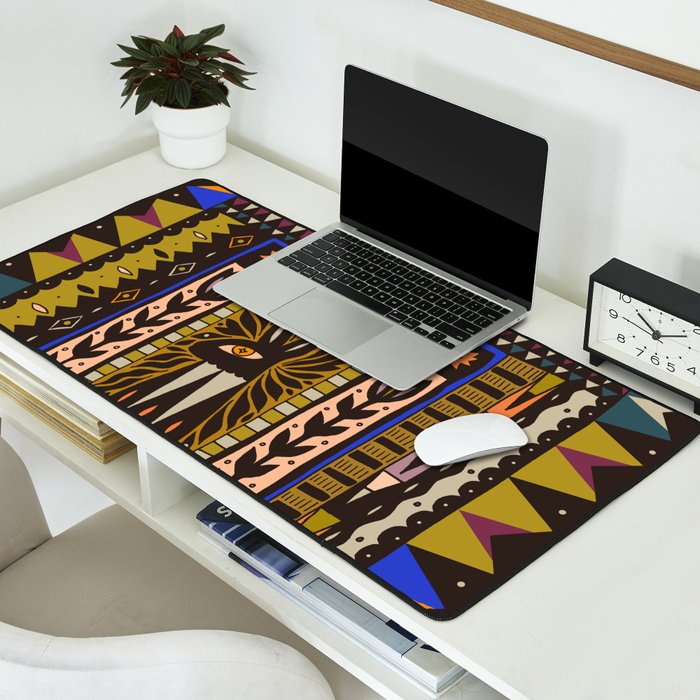 Wolf and The Rabbit Desk Mat Gallery Image 2