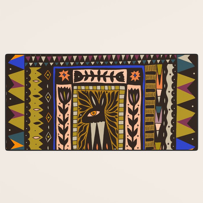 Wolf and The Rabbit Desk Mat Gallery Image 3