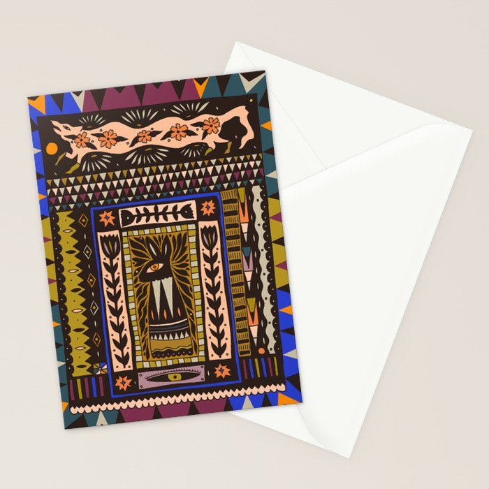 Wolf and The Rabbit Stationery Card Gallery Image 2