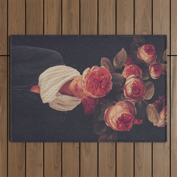 The smile of Roses Outdoor Rug Gallery Image 1
