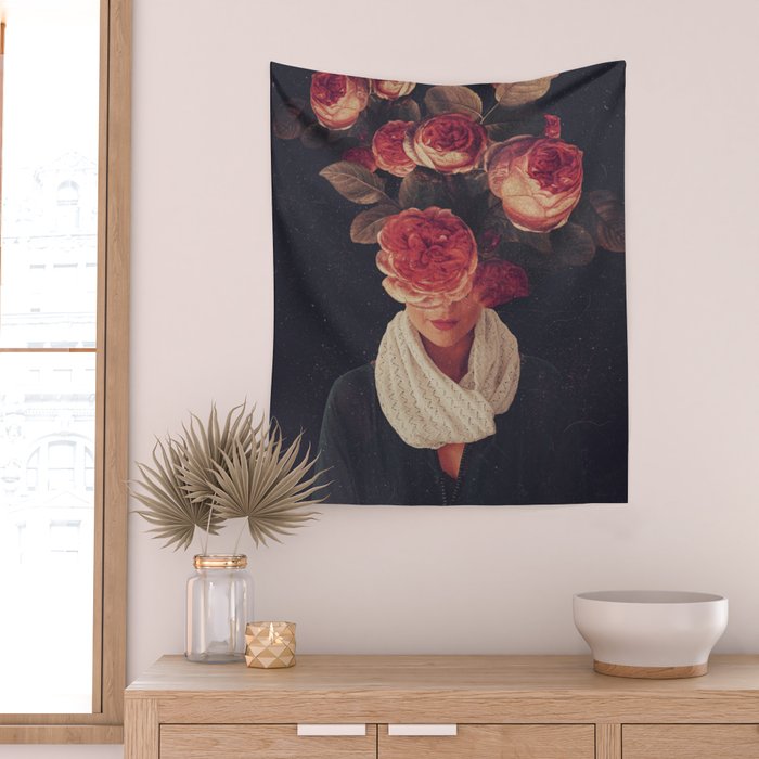 The smile of Roses Wall Tapestry Gallery Image 2