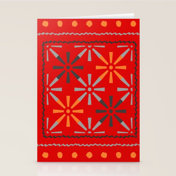 Nativo Red Stationery Card Gallery Image 2