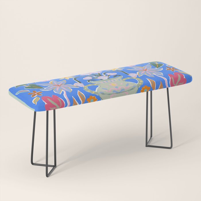 Blue Magical Garden Bench Gallery Image 1