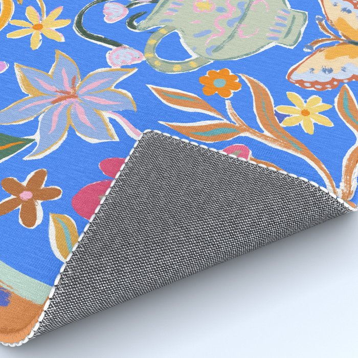 Blue Magical Garden Rug Gallery Image 4