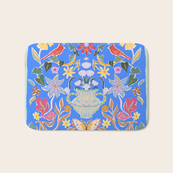 Blue Magical Garden Bath Mat Gallery Image 1