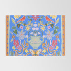 Blue Magical Garden Rug Gallery Image 2