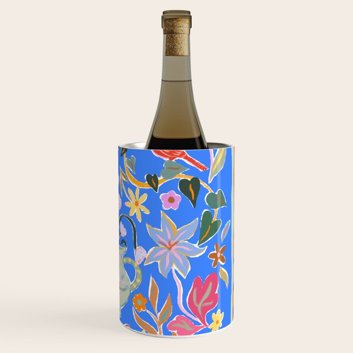 Blue Magical Garden Wine Chiller Gallery Image 3