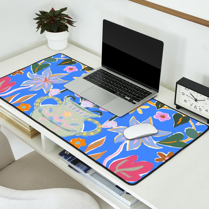 Blue Magical Garden Desk Mat Gallery Image 2
