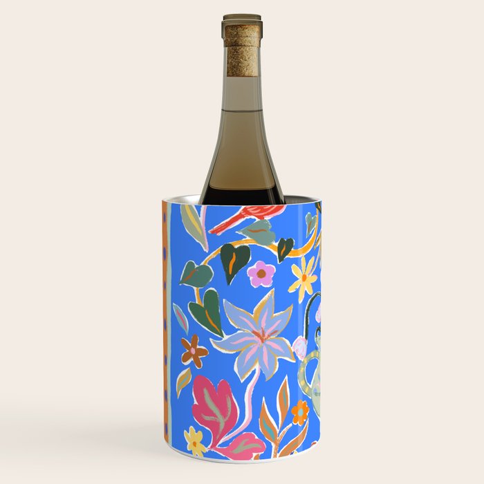 Blue Magical Garden Wine Chiller Gallery Image 2