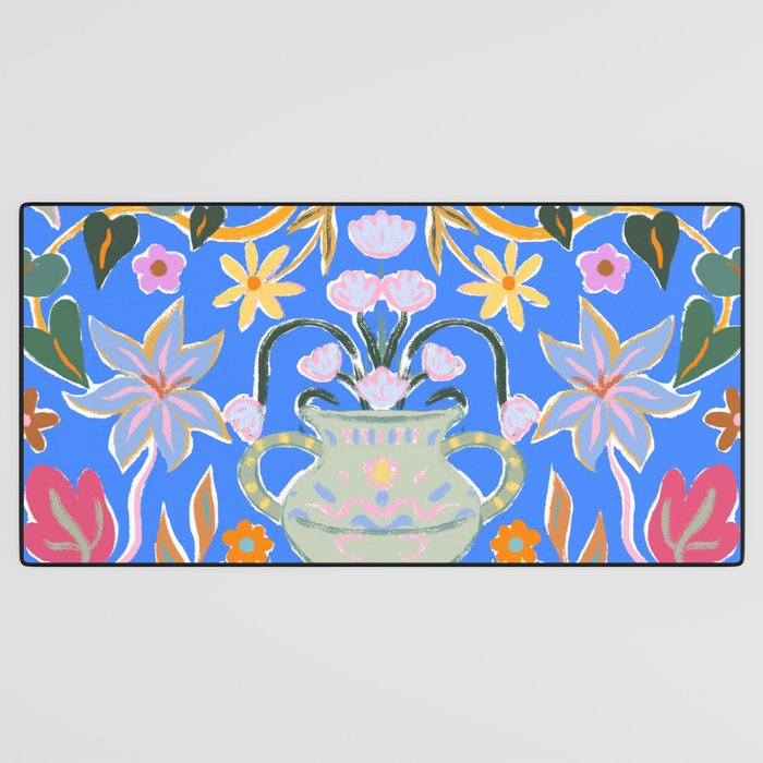 Blue Magical Garden Desk Mat Gallery Image 3