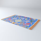 Blue Magical Garden Rug Gallery Image 3