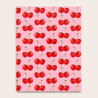 Y2K Cherries - Pink Pattern Large Notebook Gallery Image 4