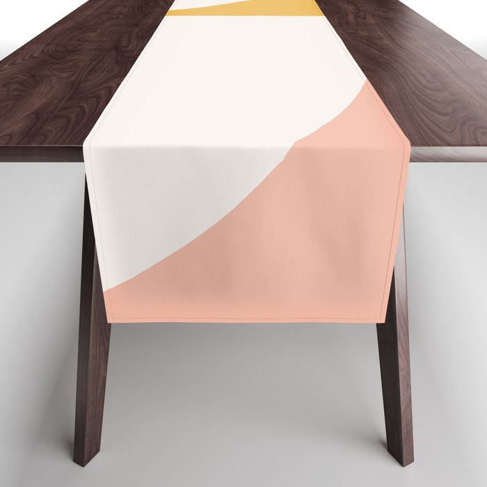 Almond Abstract X Table Runner Gallery Image 1