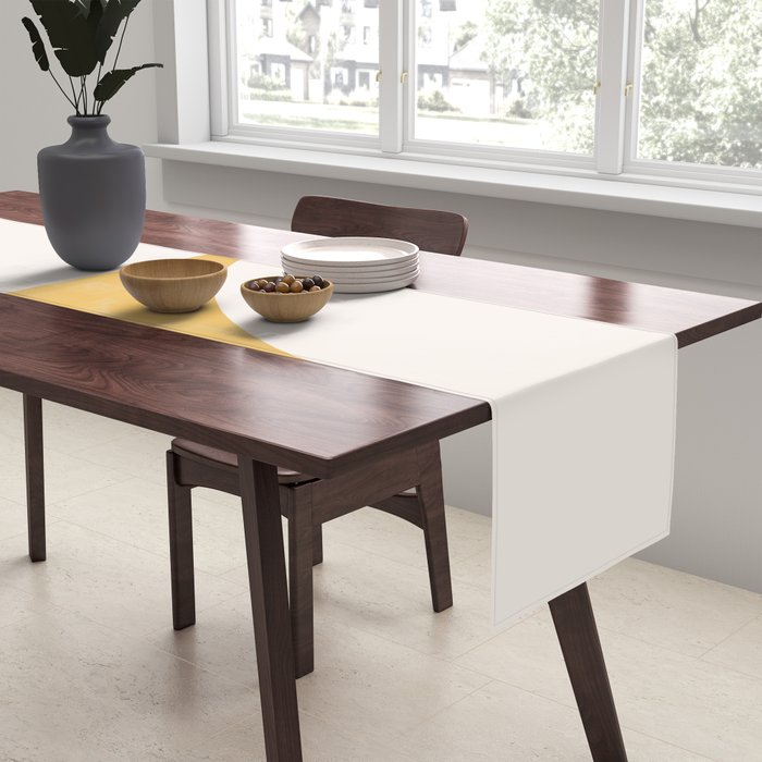 Almond Abstract X Table Runner Gallery Image 2