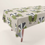 Whimsy Badger Tablecloth Gallery Image 1