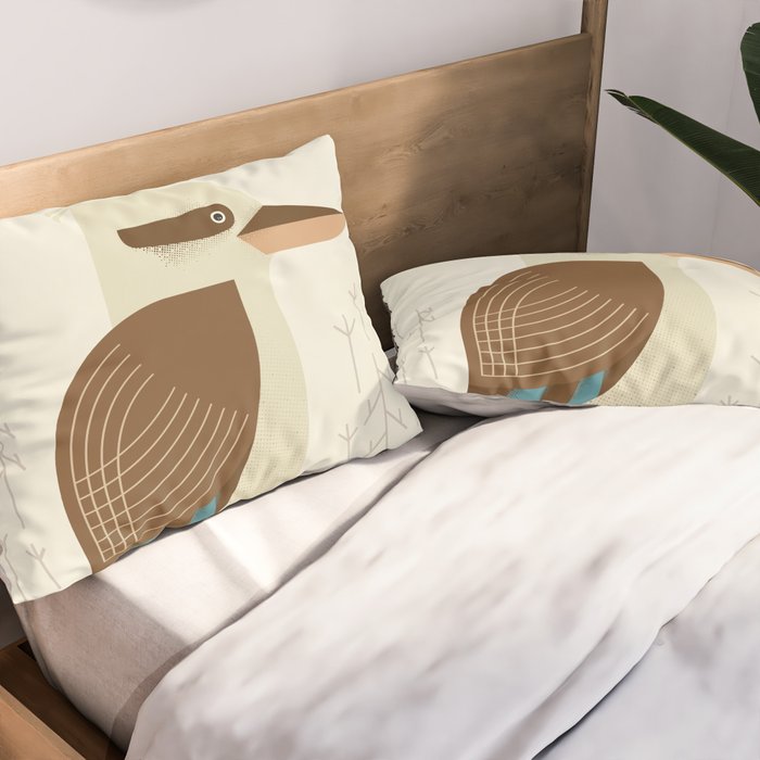 Laughing Kookaburra, Bird of Australia Pillow Sham Gallery Image 2