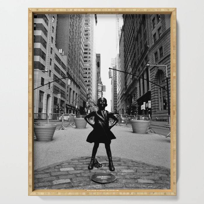 Fearless Girl Serving Tray Gallery Image 1