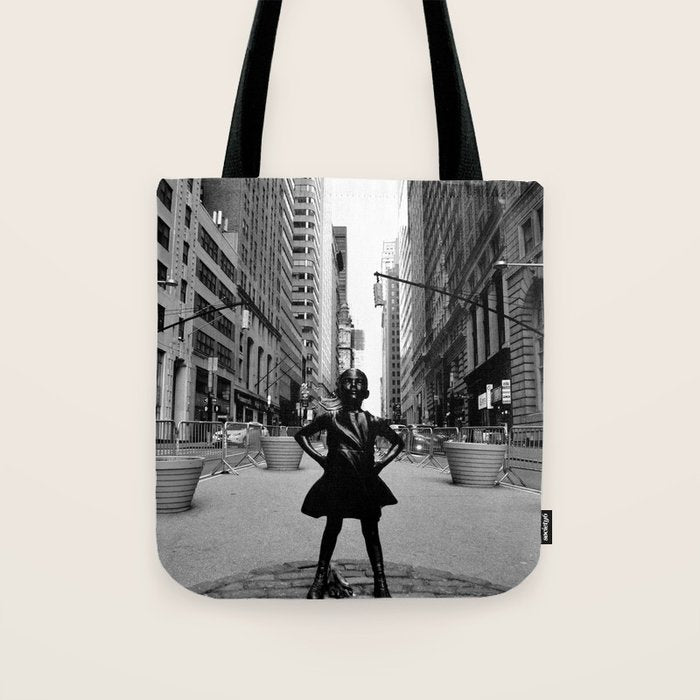 Fearless Girl Tote Bag Gallery Image 1