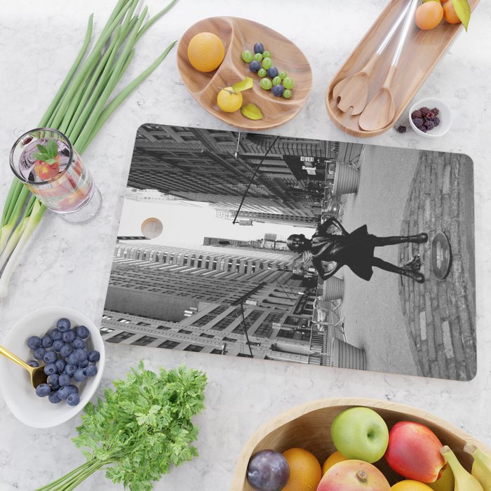 Fearless Girl Cutting Board Gallery Image 2