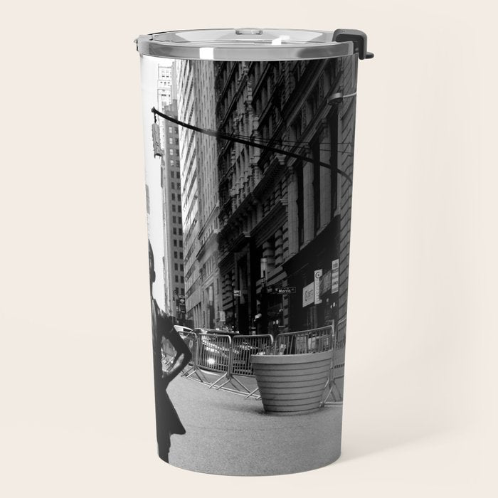 Fearless Girl Travel Mug Gallery Image 2
