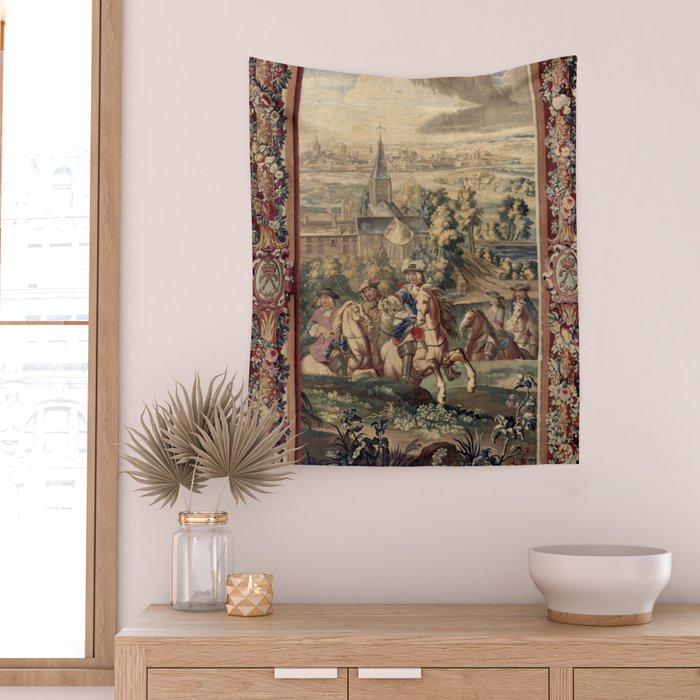 Antique 18th Century 'Capture of Lille' French Tapestry Wall Tapestry Gallery Image 2