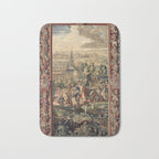 Antique 18th Century 'Capture of Lille' French Tapestry Bath Mat Gallery Image 1