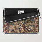 Antique 18th Century 'Capture of Lille' French Tapestry Laptop Sleeve Gallery Image 2