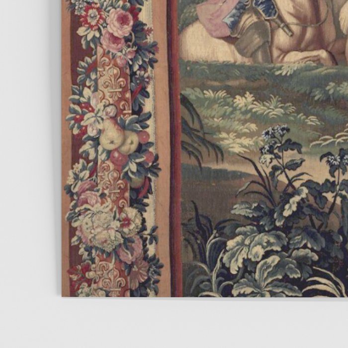Antique 18th Century 'Capture of Lille' French Tapestry Poster Gallery Image 3