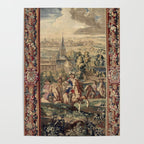 Antique 18th Century 'Capture of Lille' French Tapestry Poster Gallery Image 4