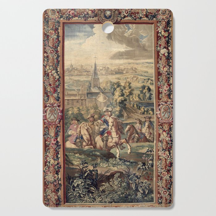 Antique 18th Century 'Capture of Lille' French Tapestry Cutting Board Gallery Image 1