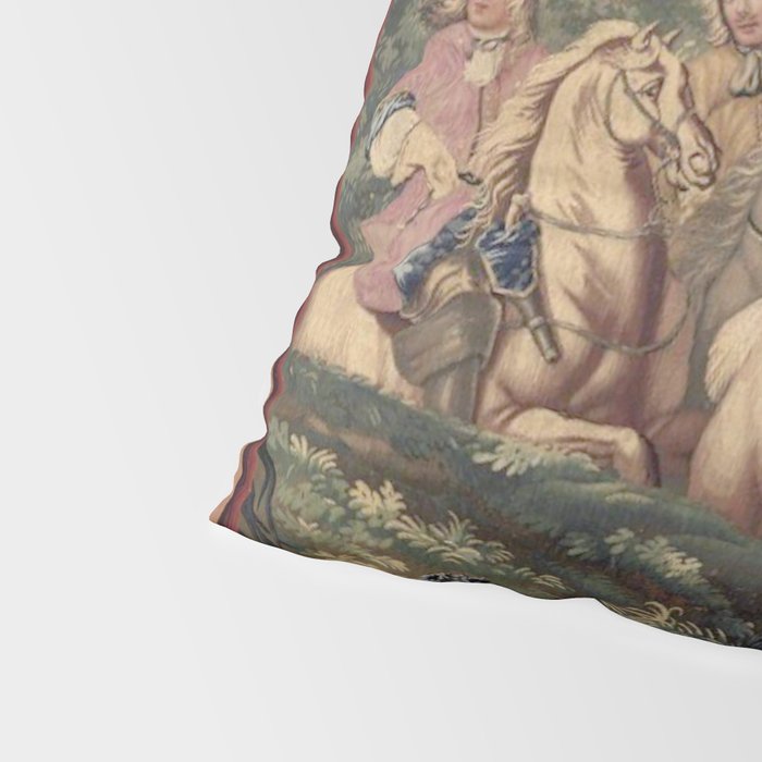 Antique 18th Century 'Capture of Lille' French Tapestry Pillow Sham Gallery Image 4