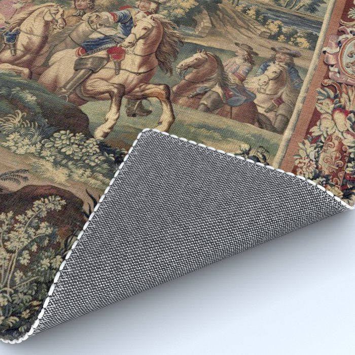 Antique 18th Century 'Capture of Lille' French Tapestry Rug Gallery Image 4