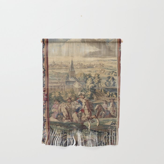Antique 18th Century 'Capture of Lille' French Tapestry Wall Hanging Gallery Image 1