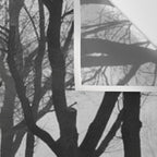 Sacre Coeur, Montmartre, Paris, France Stairs black and white photograph / black and white photography Wall Tapestry Gallery Image 3