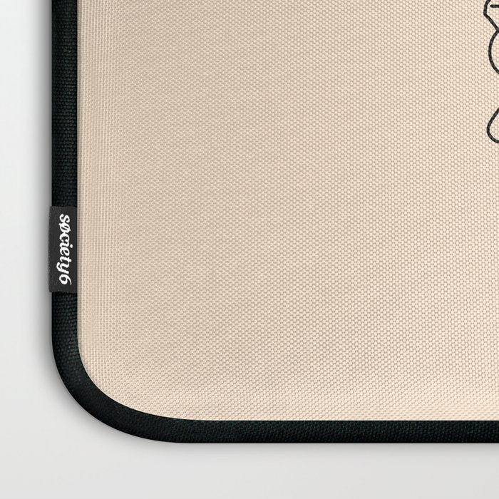 Love or Die Tryinâ - Cowhand Black & Cream Laptop Sleeve Gallery Image 3