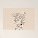 Love or Die Tryinâ - Cowhand Black & Cream Welcome Mat Gallery Image 1