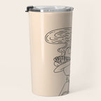 Love or Die Tryinâ - Cowhand Black & Cream Travel Mug Gallery Image 3