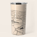 Love or Die Tryinâ - Cowhand Black & Cream Travel Mug Gallery Image 1