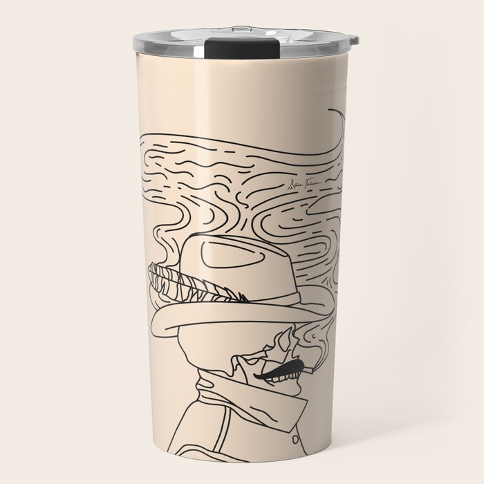 Love or Die Tryinâ - Cowhand Black & Cream Travel Mug Gallery Image 1